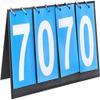 UUNVTOSU Scoreboard 4Digit Scoreboard Sports Competition Score Keeper for Table Tennis Basketball Badminton Blue Durable view 1