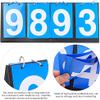UUNVTOSU Scoreboard 4Digit Scoreboard Sports Competition Score Keeper for Table Tennis Basketball Badminton Blue Durable view 2