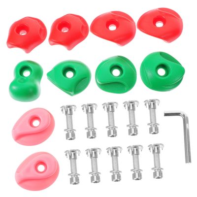 Anneome 10sets Climbing Holds for Boys and Girls DIY Rock Climbing Gear Play Structure