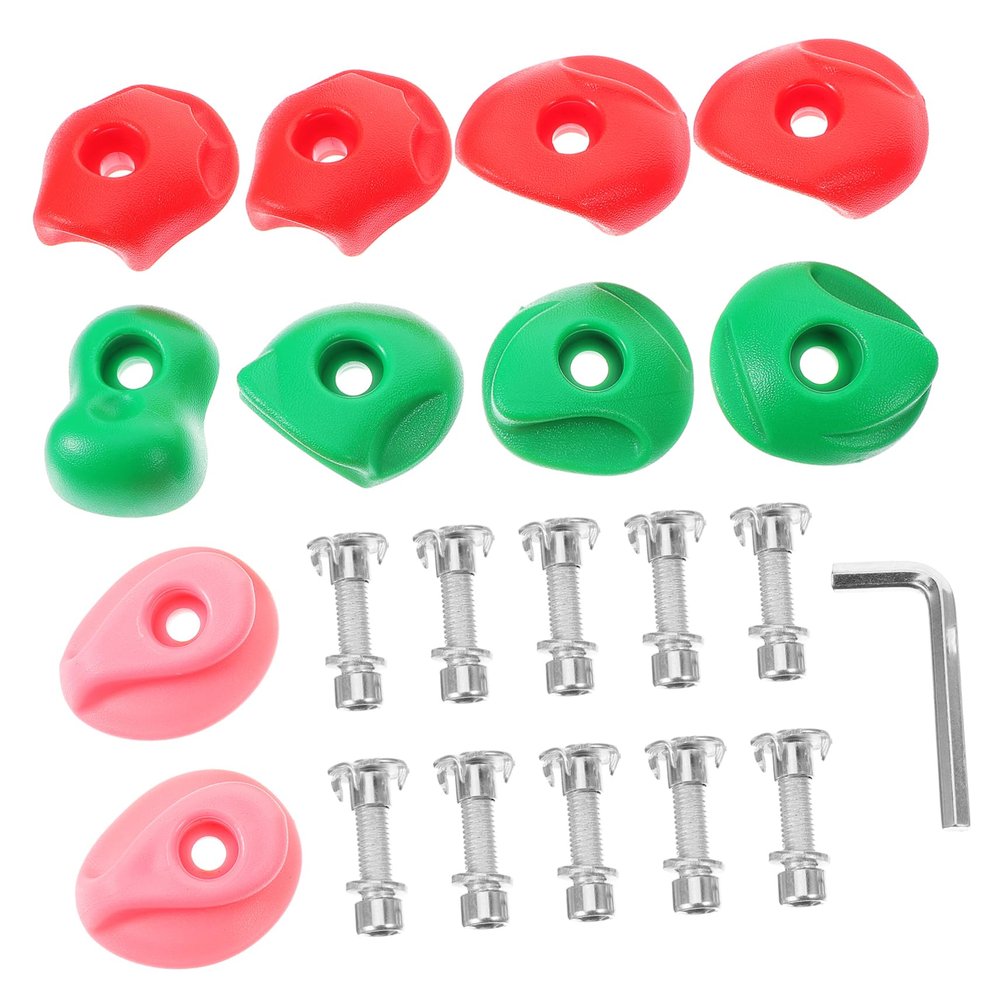 Anneome 10sets Climbing Holds for Boys and Girls DIY Rock Climbing Gear Play Structure