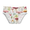 ALAZA Mushroom Leaf White Boys' Briefs Soft Underwear Available in Sizes 6y view 1