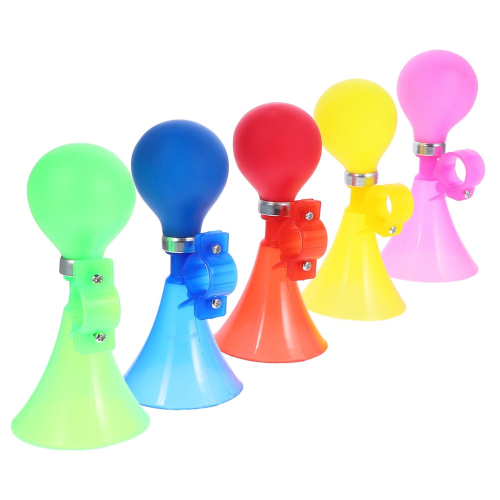 5pcs Bicycle Bell Portable Wear-Resistant Cycling Horn with Crisp Loud Sound for Safe Riding Easy to Install Handlebars