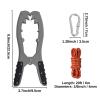 BeGrit Kayak Grip Anchor Canoe Anchor Grips with 20ft Paracord Kayak Clamp Anchor Kayak Accessories for Fishing Gray 2Pack view 2