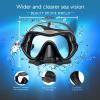 NPQPNAFC Snorkel Set,Professional Scuba Diving Mask Snorkeling Set Adult Silicone Skirt Anti-Fog Goggles Glasses Swimming Fishing Pool Equipment,Pink Masks view 2
