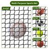 Baseball Backstop Net,Batting Cage Netting with Steel Hanging Kit and Rope view 3