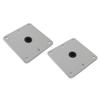 Garosa 2PCS 6 Screw Holes Boat Seat Pedestal Bases Aluminum Alloy for Marine Boat Seats 3/4 Inch Pin Post Mounting Base Easy to Install view 4