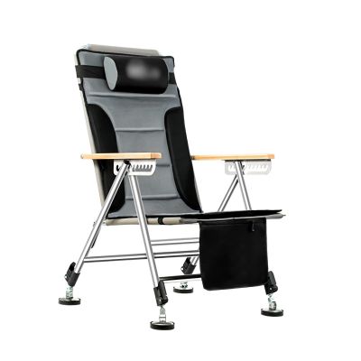 YLQHZW Fishing Chair Chair Folding Fishing Recliner Chair with Rest Pillow Chair Lift Leg Cushion Recliner Chair Camping Beach Chair Outdoor Folding Chair