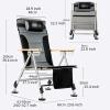 YLQHZW Fishing Chair Chair Folding Fishing Recliner Chair with Rest Pillow Chair Lift Leg Cushion Recliner Chair Camping Beach Chair Outdoor Folding Chair view 2