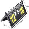 UUNVTOSU Sport Table Tennis Scoreboard 4-Digit Score Board Basketball Football Volleyball for Easy Safety Exercise Accessories Durable view 3