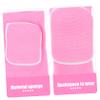 NAMOARLY 1pair Thick Sponge Knee Sleeve for Breathable Elastic Knee Protector for Women Boys and Girls Suitable for Skating Volleyball Running and More Pink view 3
