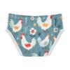 ALAZA Beautiful Chicken Rooster Blossom Boys' Briefs Soft Underwear Available in Sizes 8y Multicolor view 2