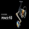 Livre 11199 Power 93 Shimano Right Size 8000-14000 Titanium Plate + Blue G PW93-SR814-TIB [Large Spinning Reel, Custom Handle] view 2
