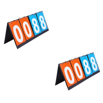 UUNVTOSU 2pcs Scoreboard Sports Accessories Football Accessories Volleyball Accessories Foosball Basketball Scoreboard Basketball Tabletop Scoreboard Sports Supply Convenient Score Keeper