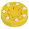 Mipcase Roller Hockey Puck Yellow PP Training Ball for Teams view 1