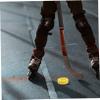 Mipcase Roller Hockey Puck Yellow PP Training Ball for Teams view 2