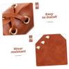 1 Pair of Brown Mountain Bike Handlebar Grips Covers - Non-Slip Artificial Leather for Safe Riding Easy Installation Lightweight Design view 3