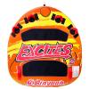 1-2 Person Heavy-Duty Inflatable Towable Tube/Boat Tube/Water Tube for Boating and Water Sports,Double-Stitched Full Nylon Cover,EVA Grab Handles and Speed Safety Valve view 1