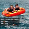1-2 Person Heavy-Duty Inflatable Towable Tube/Boat Tube/Water Tube for Boating and Water Sports,Double-Stitched Full Nylon Cover,EVA Grab Handles and Speed Safety Valve view 3