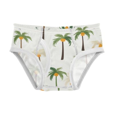 ALAZA Funny Coconut Tree Boys' Briefs Soft Underwear Available in Sizes 3t Multicolor