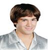 John Beatles Brown Costume Wig Lennon Mop Top Rock J 60s Musician Costume view 1