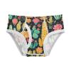 ALAZA Cactus Blossom Floral Boys' Briefs Soft Underwear Available in Sizes 3t Multicolor view 1