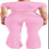 ZFLM Casual Workout Two Piece Outfits for Women Short Sleeve Crop High Waist Foldover Flare Pants Tracksuit Sets Streetwear view 4