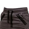 JEsilunmaMY Men's Pleated Joggers Pants Cotton Drawstring Sweatpants with Zip Pockets Hiking Outdoor Athletic Track Pants (Dark Grey,Large) view 3