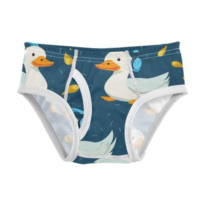 ALAZA Hipster Duck Animal Boys' Briefs Soft Underwear Available in Sizes 6y Multicolor