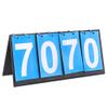 UUNVTOSU 4 Digit Scoreboard, Blue Portable Table Top Scoreboard Sports Competition Score Keeper for Table Tennis Basketball Volleyball Badminton view 1