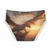 ALAZA Sunset Dragon Boys' Briefs Soft Underwear Available in Sizes 2t Multicolor view 2