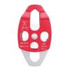 Climbing Single Pulley Climbing Three Hole Hitch Pulley Climbing Bearing Pulley,Aluminium Magnesium Alloy Heavy Duty Single Swivel Rope Pulley Block Climbing Safety Equipment view 1