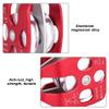 Climbing Single Pulley Climbing Three Hole Hitch Pulley Climbing Bearing Pulley,Aluminium Magnesium Alloy Heavy Duty Single Swivel Rope Pulley Block Climbing Safety Equipment view 4