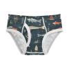 ALAZA Fish Navy Blue Boys' Briefs Soft Underwear Available in Sizes 2t view 1
