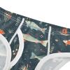 ALAZA Fish Navy Blue Boys' Briefs Soft Underwear Available in Sizes 2t view 4