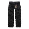 Casual Tactical Pants for Men Wash Cotton Ripstop Cargo Pants Outdoor Hiking Pants with Multi Pockets(No Belt) (Black,31) view 1
