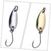 FOYTOKI 16pcs Vivid Fish Hooks Perch Sinking Hooks Practical Fishing Tools for Freshwater Saltwater for Bass Trout view 2