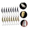 FOYTOKI 16pcs Vivid Fish Hooks Perch Sinking Hooks Practical Fishing Tools for Freshwater Saltwater for Bass Trout view 4