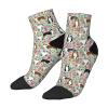 Xsovgoi Australian Shepherd Dogs Flower Floral Low Cut Ankle Socks 11 No-Show Socks Moisture-Wicking Socks For Men Women view 2