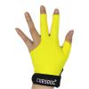 CUESOUL Left Hand Billiard Glove Yellow-Size M view 3