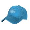 NineFit Basics If You Bring Up My Past You Should Know That Jesus Dropped The Charges Hat Washed Cowboy Hat Dad Baseball Cap Adjustable Trucker Hats Blue view 2