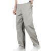 JEsilunmaMY Men's Relaxed Fit Casual Cargo Pants Elastic Waist Lightweight Lounge Pants Hiking Outdoor Joggers Cotton Pants (Light Grey,Medium)