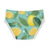 ALAZA Lemon Flower Leaves Blue Boys' Briefs Soft Underwear Available in Sizes 6y view 2