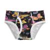 ALAZA Hipster Butterfly Blossom Black Boys' Briefs Soft Underwear Available in Sizes 4t view 1
