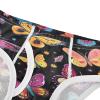 ALAZA Hipster Butterfly Blossom Black Boys' Briefs Soft Underwear Available in Sizes 4t view 4