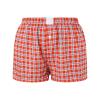 Pivanzore Y2k Plaid Shorts for Women Casual Elastic Waist Aesthetic Lounge Bottom Baggy Pajama Shorts Boxers Sleepwear(Shorts-Red,Medium) view 3
