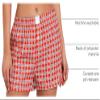 Pivanzore Y2k Plaid Shorts for Women Casual Elastic Waist Aesthetic Lounge Bottom Baggy Pajama Shorts Boxers Sleepwear(Shorts-Red,Medium) view 4