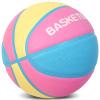 AXGUIQ Kids Toddler Size 4 Basketball 25.5" for Ages 4-8, Thickened Rubber Small Basketball for Soft Touch & Enhanced Durability, Featuring Classic Logo Boy and Girls(Deflated) view 1