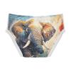 ALAZA Elephant Abstract Landscape Boys' Briefs Soft Underwear Available in Sizes 6y Multicolor view 2