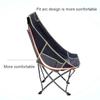 YLQHZW Portable Folding Chair - Large Size with Carrying Bag, Small and Comfortable for Outdoor Lounge and Beach Use view 4