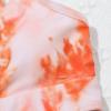 Girl's 3 Piece Swimsuits Tie Dye Bikini Bathing Suit with Cover Up Beach Skirt Juniors Summer Teen (Orange, 10 Years) view 2